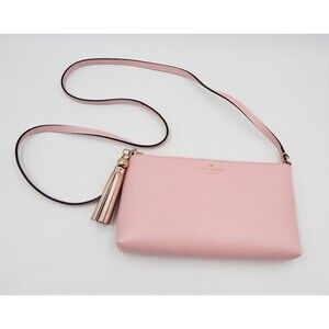 Kate Spade NY Ivy Street Amy Smooth Leather Donut Pink Crossbody Bag WKRU4856